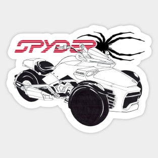 2023 Can-Am Spyder F3 White Sticker